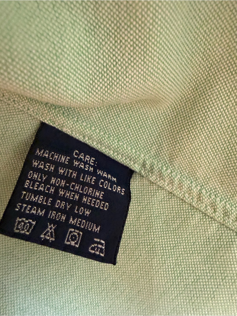 Vintage Ralph Lauren Oxford Shirt Size 6 💚💚💚 - Picture 3 of 5